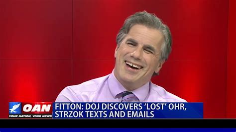 Judicial Watch President Doj Discovers Lost Ohr Strzok Texts And