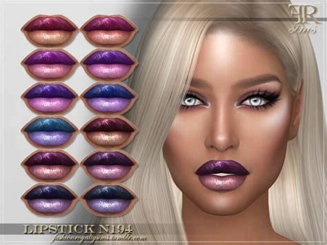 Frs Lipstick N194 By Fashionroyaltysims At Tsr Sims 4 Updates
