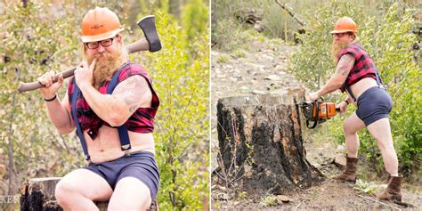 This Man Absolutely Nailed His Sexy Lumberjack Boudoir Shoot Lumberjack
