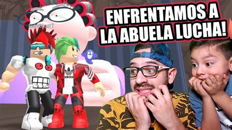 Enfrentamos A La Abuela Lucha Entramos En Portales De Roblox Juegos