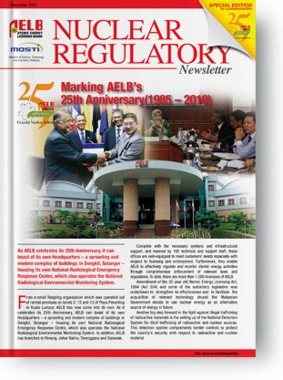 Lembaga perlesenan tenaga atom known as aelb or lpta (southern region) an agency under ministry of science, technology and innavation (mosti) we use to deal with licensee and public regarding. Malaysia Nuclear Regulatory Newsletter - Portal Rasmi ...