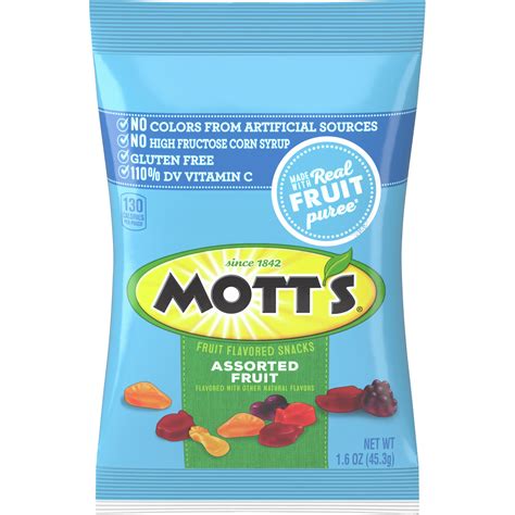 Mottsr Medleys Fruit Snacks Assorted Fruit 144 Ct 16 Oz General