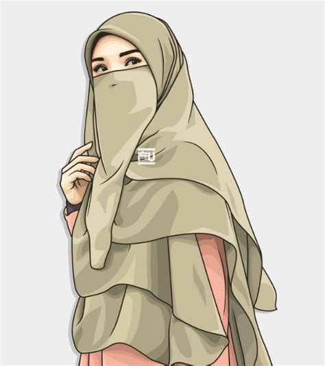 Kartun Muslimah Berkacamata Terbaru Kuliah Desain