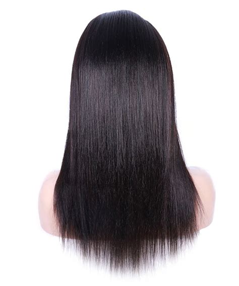 Sale 14inch Straight Style Lace Front Human Hair Wigs 250 Density