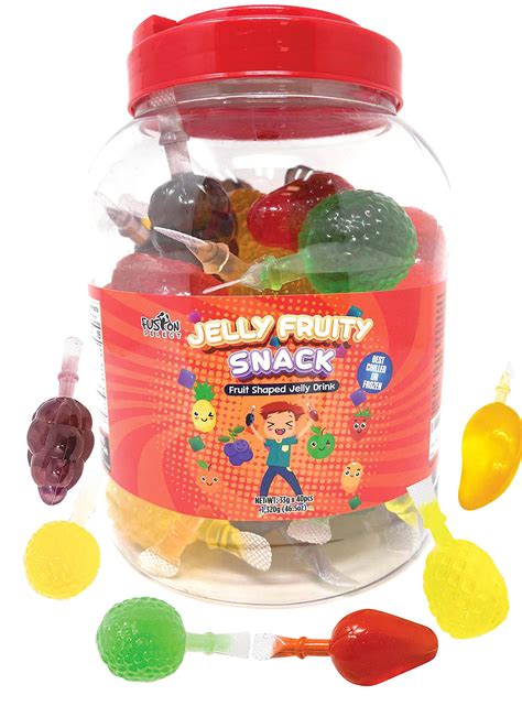 Fusion Select Jelly Fruit Snack Tik Tok Challenge Hit Or Miss Fruit Shaped Jelly Assorted