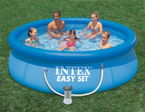 Intex 10 X 30 Easy Set Pool With Filter Pump Easy Set Pools Above