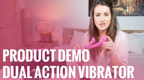 dual action rabbit vibrator demo youtube