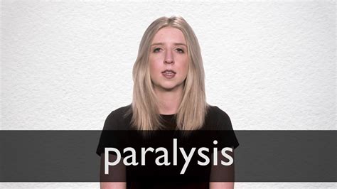 How To Pronounce Paralysis In British English Youtube