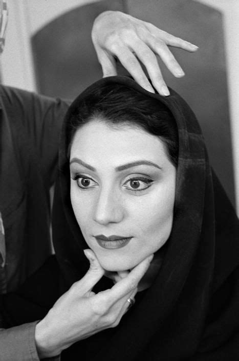 Iran Tehran An Actress Is Being Made Up For A Play To Be Performed At