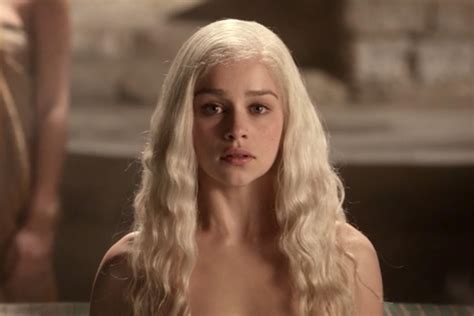 game of thrones emilia clarke says she was pressured into doing nude scenes tv guide