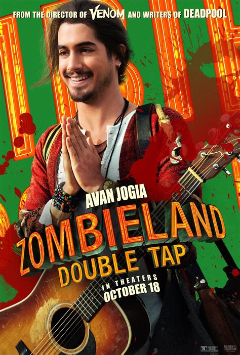 Zombieland Double Tap 2019 Character Poster Avan Jogia As Berkeley