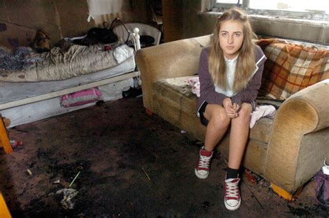 what a mess teenage girl leaves straighteners plugged in and burns bedroom to a crisp daily star