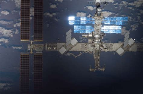 Exterior View Of The Iss Taken During The Sts 118 Mission Picryl