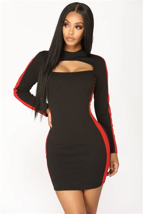Check spelling or type a new query. Davis Color Block Dress - Black/Red | Fashion nova dress ...