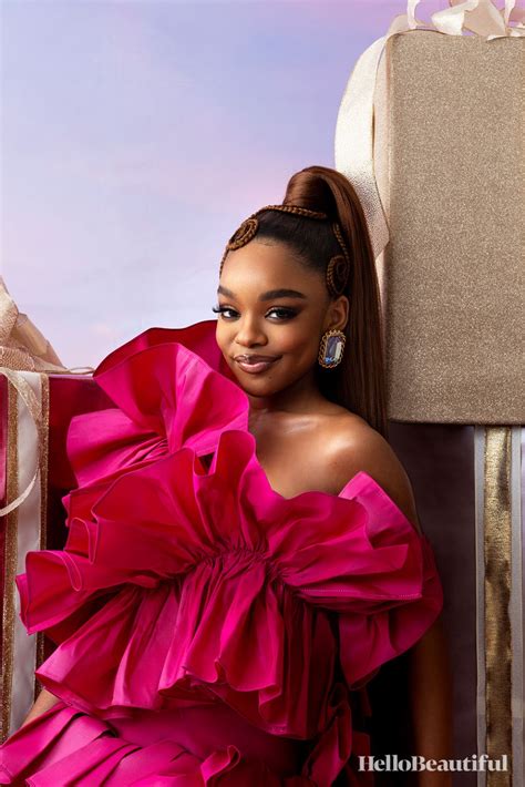 Marsai Martin Hellobeautiful Holiday Issue November 2022 • Celebmafia