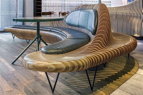 Solid Teak Wood Parametric Furniture Design By John Brevard