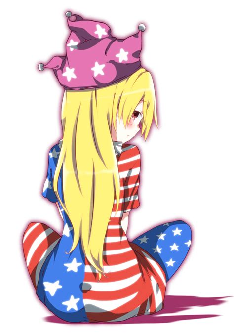 Safebooru 1girl O American Flag Dress American Flag Legwear Blonde