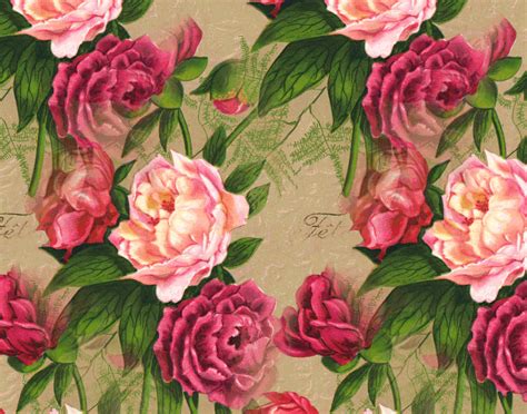 46 Wallpapers For Desktop Roses Vintage Wallpapersafari