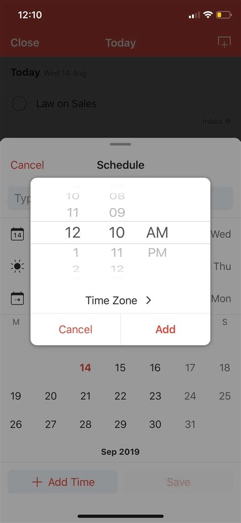 Inspiration Time Picker On Ios By Todoist Ui Garage