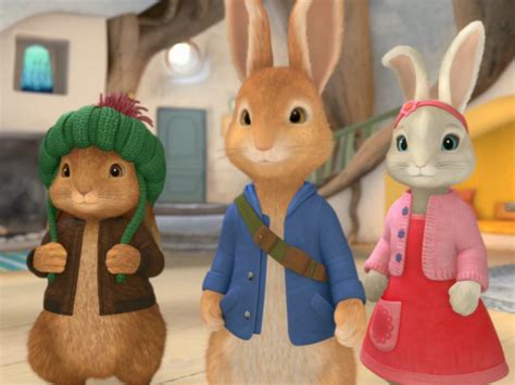 Peter Rabbit Lily Bobtail And Benjamin Bunny Are Off To The Rescue To