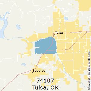 Maybe you're trying to mail a letter but only have the recipient's street address. Best Places to Live in Tulsa (zip 74107), Oklahoma