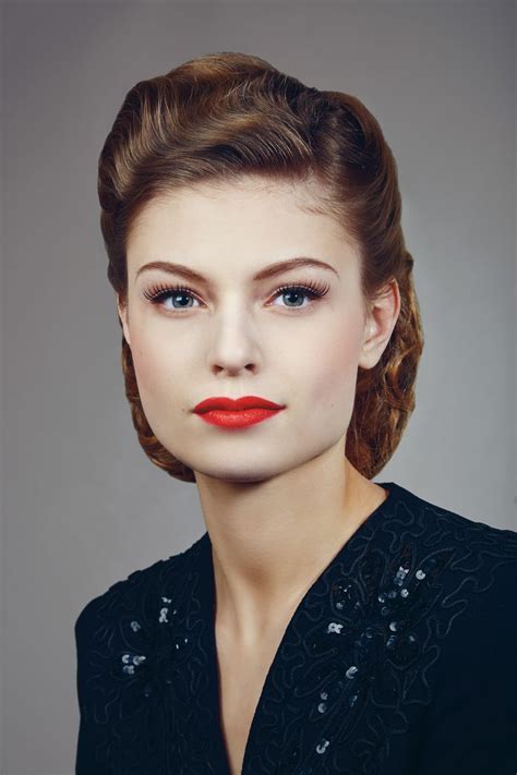 Classic Makeup Looks Vintage Makeup Looks 1940s Hairstyles Vintage Hairstyles