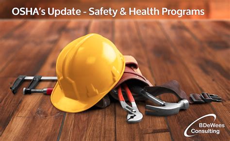 Oshas Update To Safety And Health Program Management Guidelines