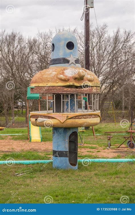 Vintage Playground With Yellow Slide Royalty Free Stock Image