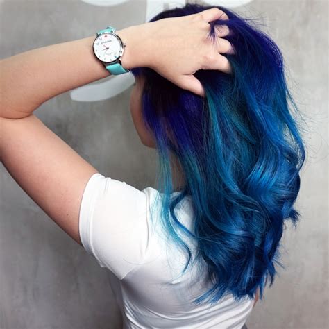 How To Dye Your Hair Blue Hairstyle Guides