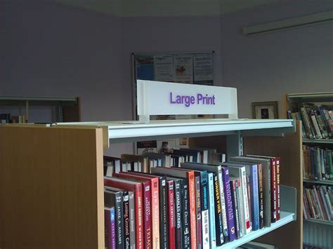 Library Signage And Shelf Guiding From Alpha Signs Thirsk North Yorkshire