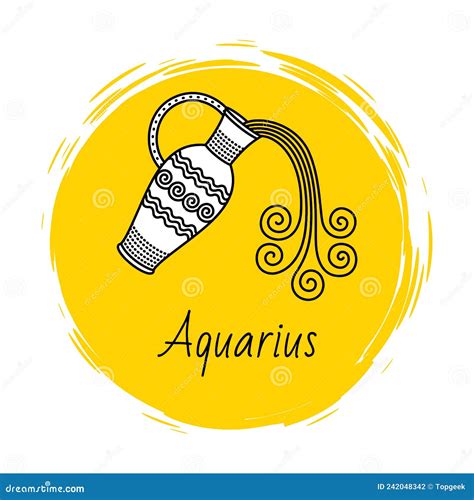 Aquarius Glyphs Stock Photo | CartoonDealer.com #99462