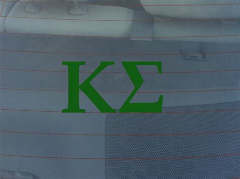Kappa Sigma Bumper Sticker Window Decal By Makeitgreek On Etsy