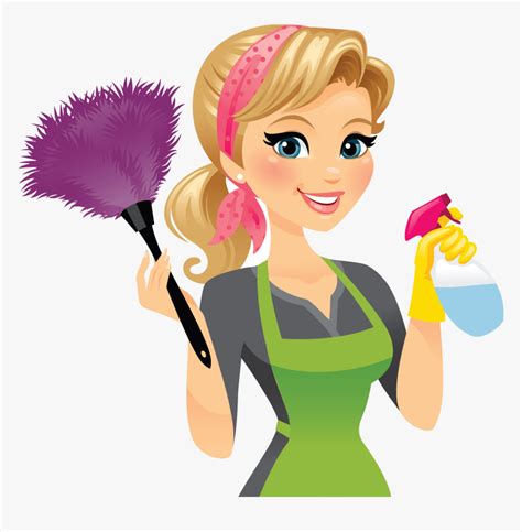 Cleaner Cleaning Clip Art Cleaning Maid Clipart Hd Png Download