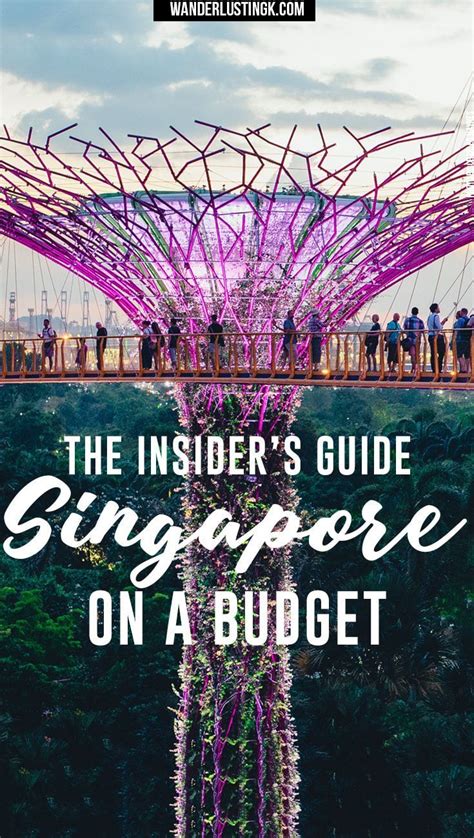 The Insiders Guide To Singapore On A Budget With Text Overlay That