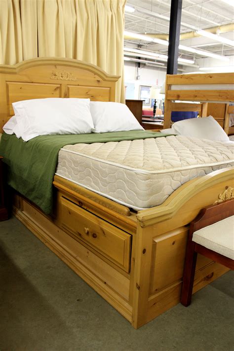 Think of this feature as the decorative. "Knotty Pine" Full Captains Bed, now $249 | Bed, Captains ...