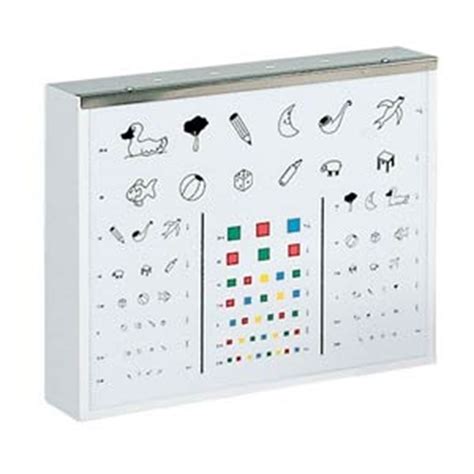 Eye Test Chart Illuminated For Children Medical Products