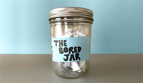 Kids Are Bored Meet The Bored Jar Bored Jar Jar Mason Jar Mug