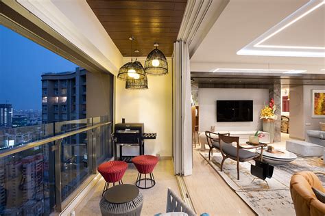 Mumbai Luxe Finishes Metallic Tones And An Open Plan Sets This Flat