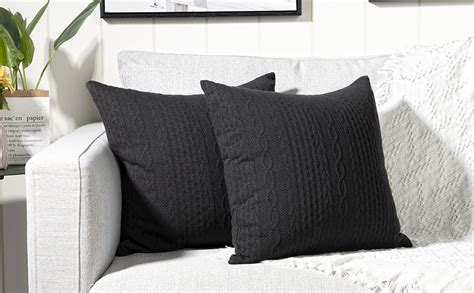 Yaertun Pack Of 2 Lumbar Super Soft Decorative Throw Pillow Covers Set
