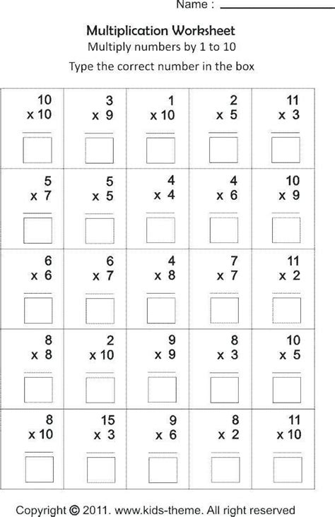 The worksheet variation number is not printed with the worksheet on purpose so others cannot simply look up the answers. Mental Math Multiplication Worksheets 30 Grade 2 Math Worksheets Pdf in 2020 | Multiplication ...