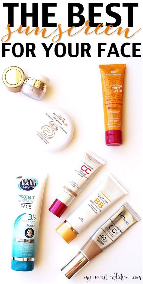 Make sure you're continuously reapplying throughout the day, she says. The Best Sunscreen For Your Face | Косметика, Тело