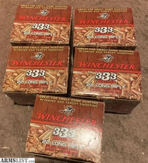 Armslist For Sale Winchester 22 Lr 36 Grain Ammo 1400 Rounds