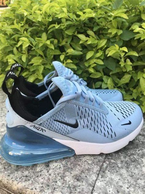 Womens Winter Nike Air Max 270 Casual Sneakers Sky Blue White
