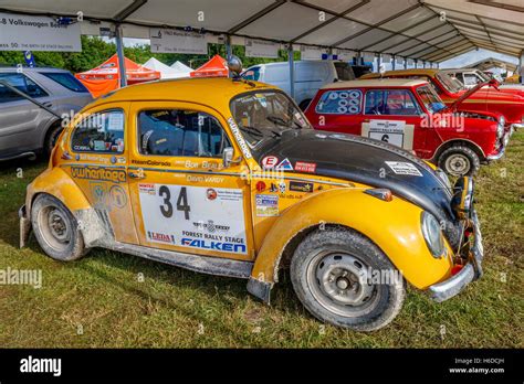 1960 Volkswagen Beetle Rally Car Of Bob Beales In The Paddock At The