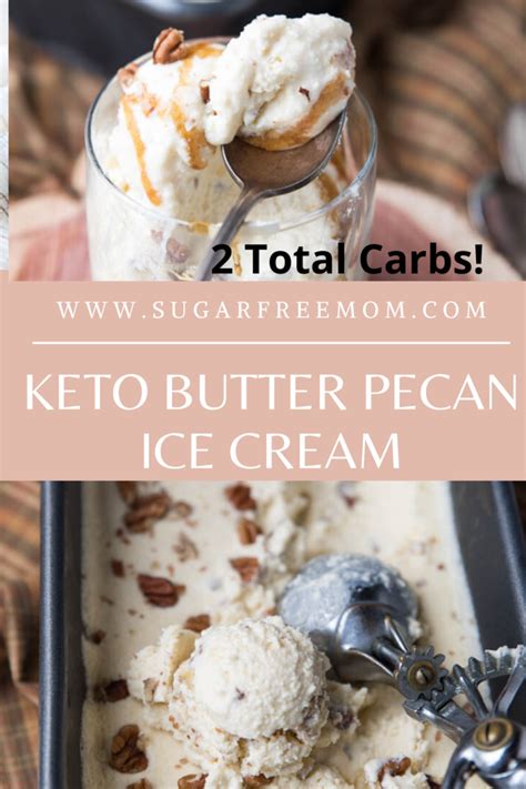 You'd never know this sweet dessert is low calorie, low fat, low carb, sugar free. Keto Low Carb Butter Pecan Ice Cream | Recipe in 2020 | Keto desert recipes, Low carb ice cream ...