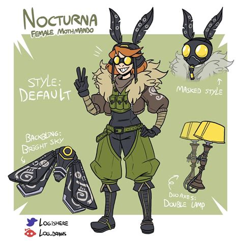 [concept] in honor of moth week i slightly updated my first ever concept nocturna a female