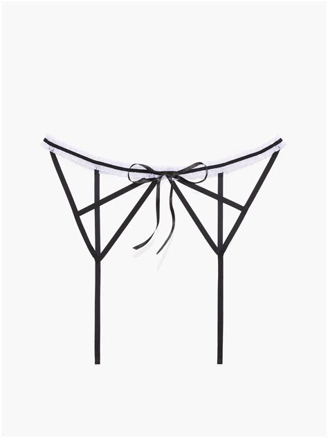 At My Service Crotchless Panty In Black Savage X Fenty Spain