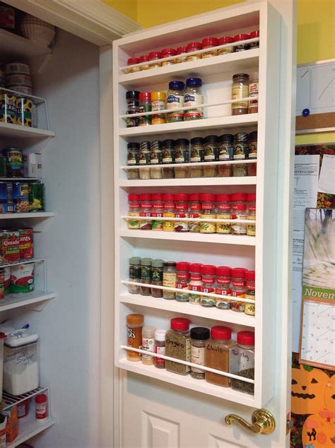 Racks And Shelves Storage And Organization Full Pantry Door Spice Rack