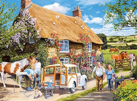 Ravensburger The Country Cottage Jigsaw Puzzle 100 Extra Large Xxl Pi