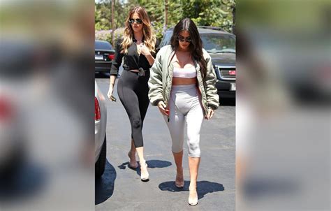 Kim Kardashian Sports Major Camel Toe While Out For Chinese With Khlo